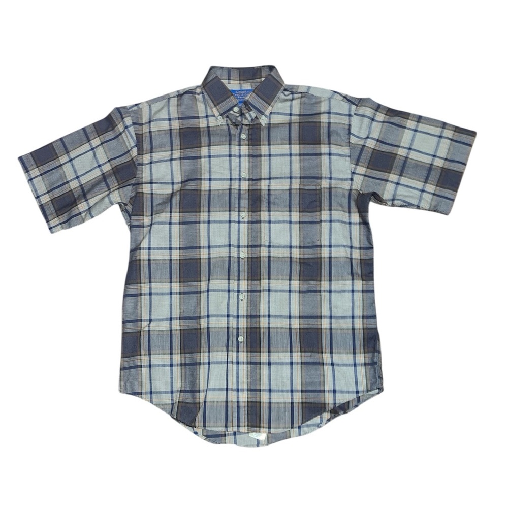 Vintage Country Traditionals Pendleton plaid button down shirt medium western